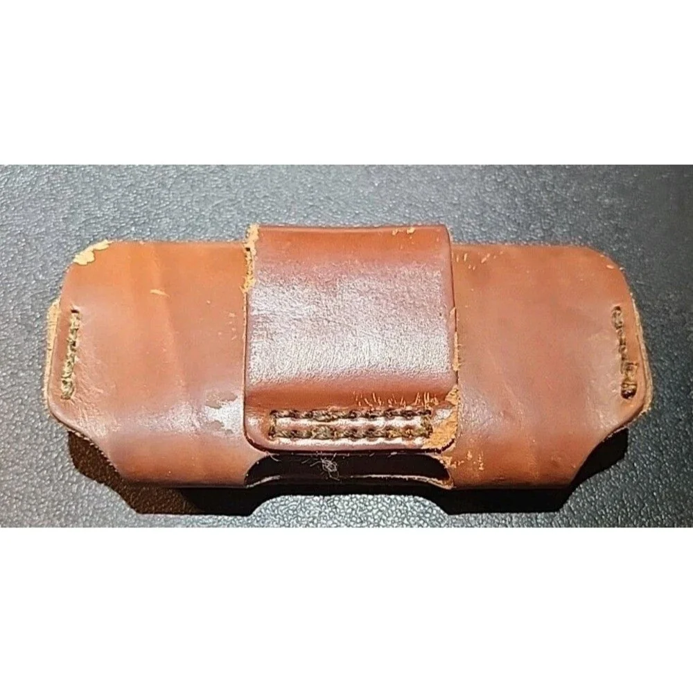 Hand Tooled/Custom, Hand Made Leather Belt Case